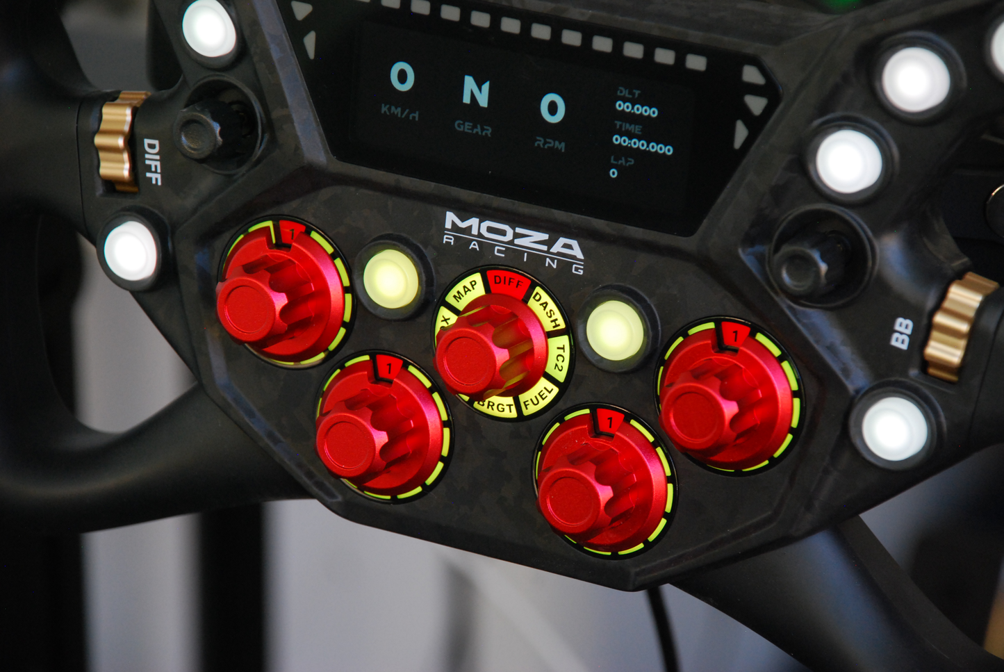 Anodized Aluminium Encoder Knobs for Moza KS Pro