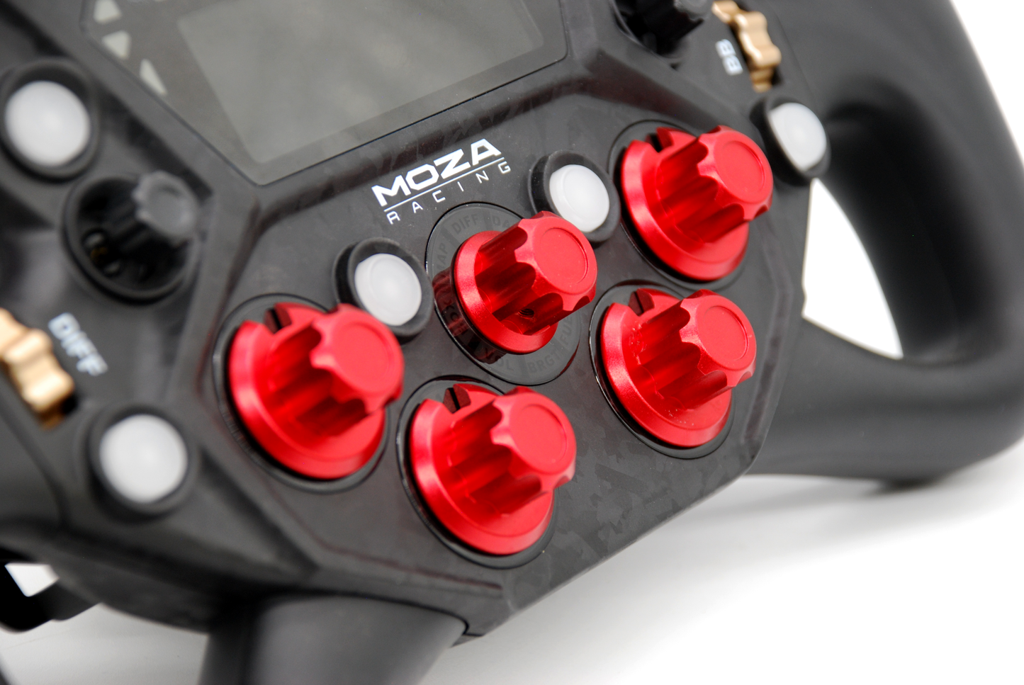 Anodized Aluminium Encoder Knobs for Moza KS Pro