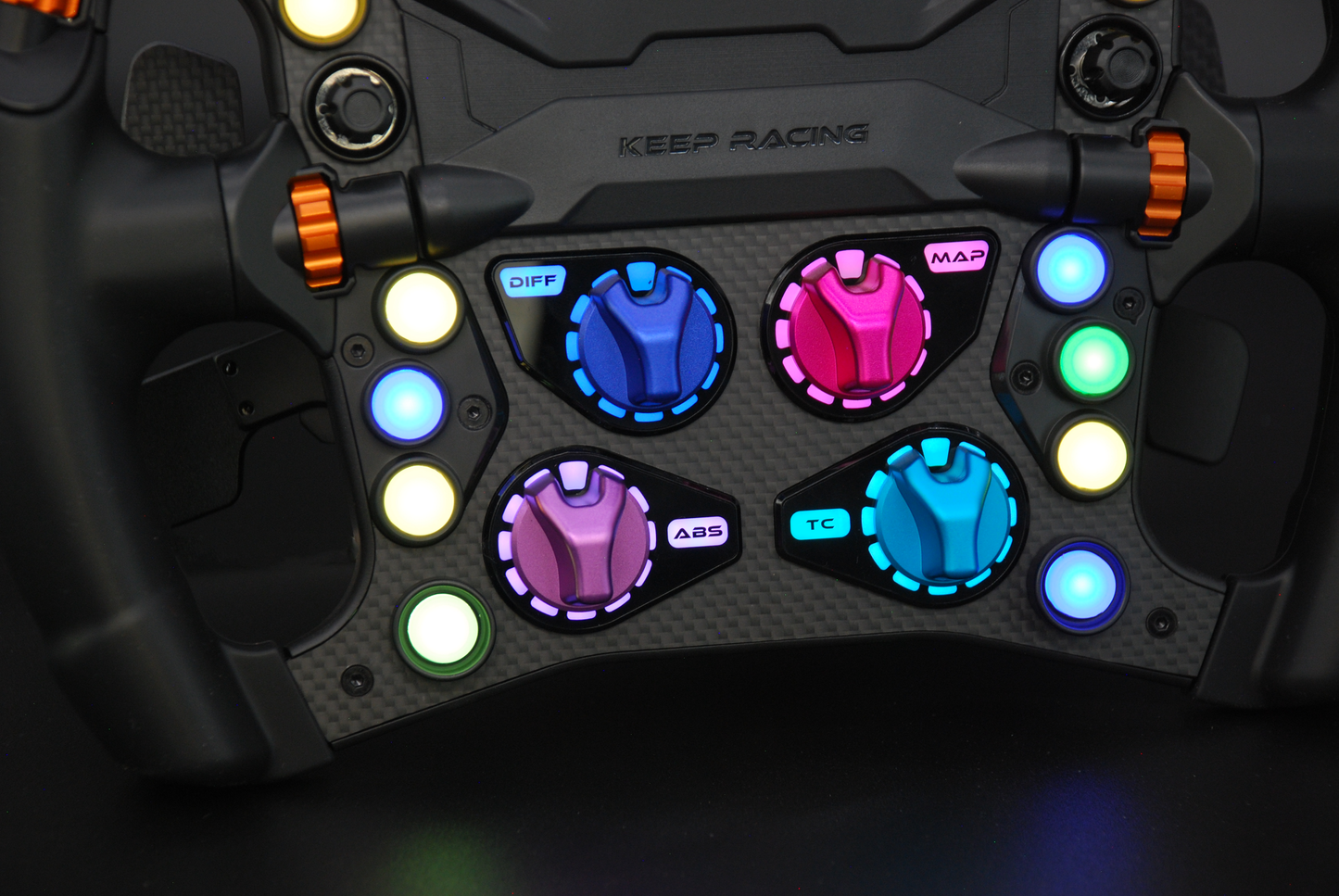 Anodized Aluminium Encoder Knobs for Simagic Zeus Formula Steering Wheel
