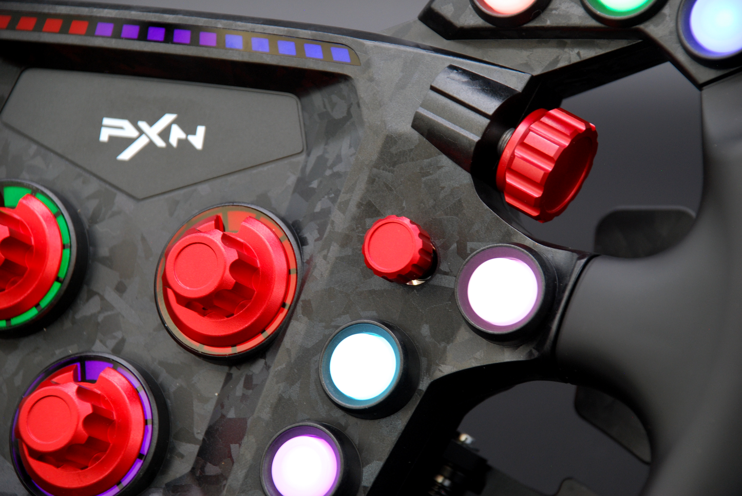 Anodized Aluminium Encoder Knobs for PXN GT ONE GT3 Steering Wheel