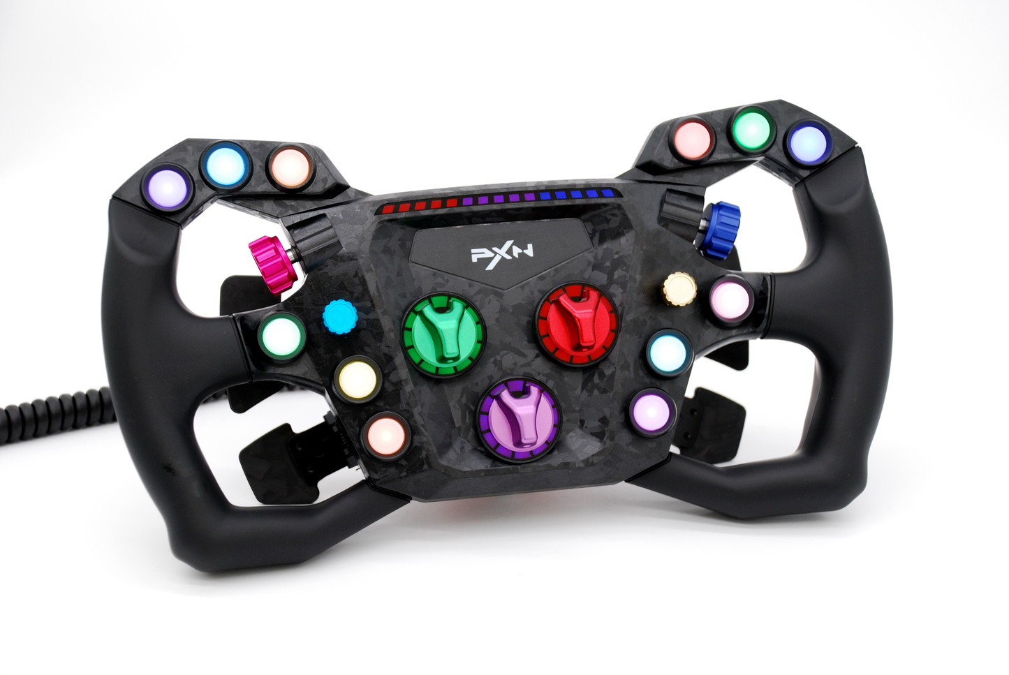 Anodized Aluminium Encoder Knobs for PXN GT ONE GT3 Steering Wheel