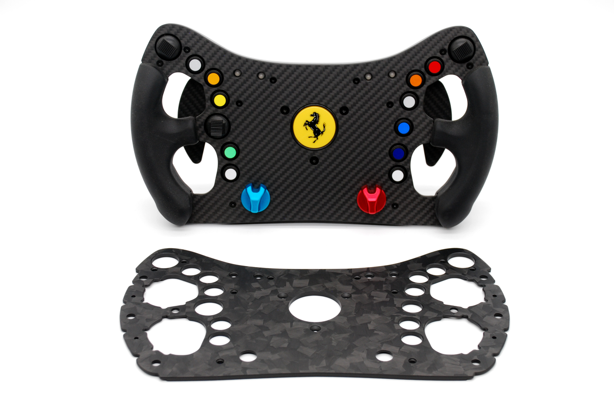Thrustmaster Ferrari 488 GT3 휠용 리얼 카본 컴플리트 프론트 패널