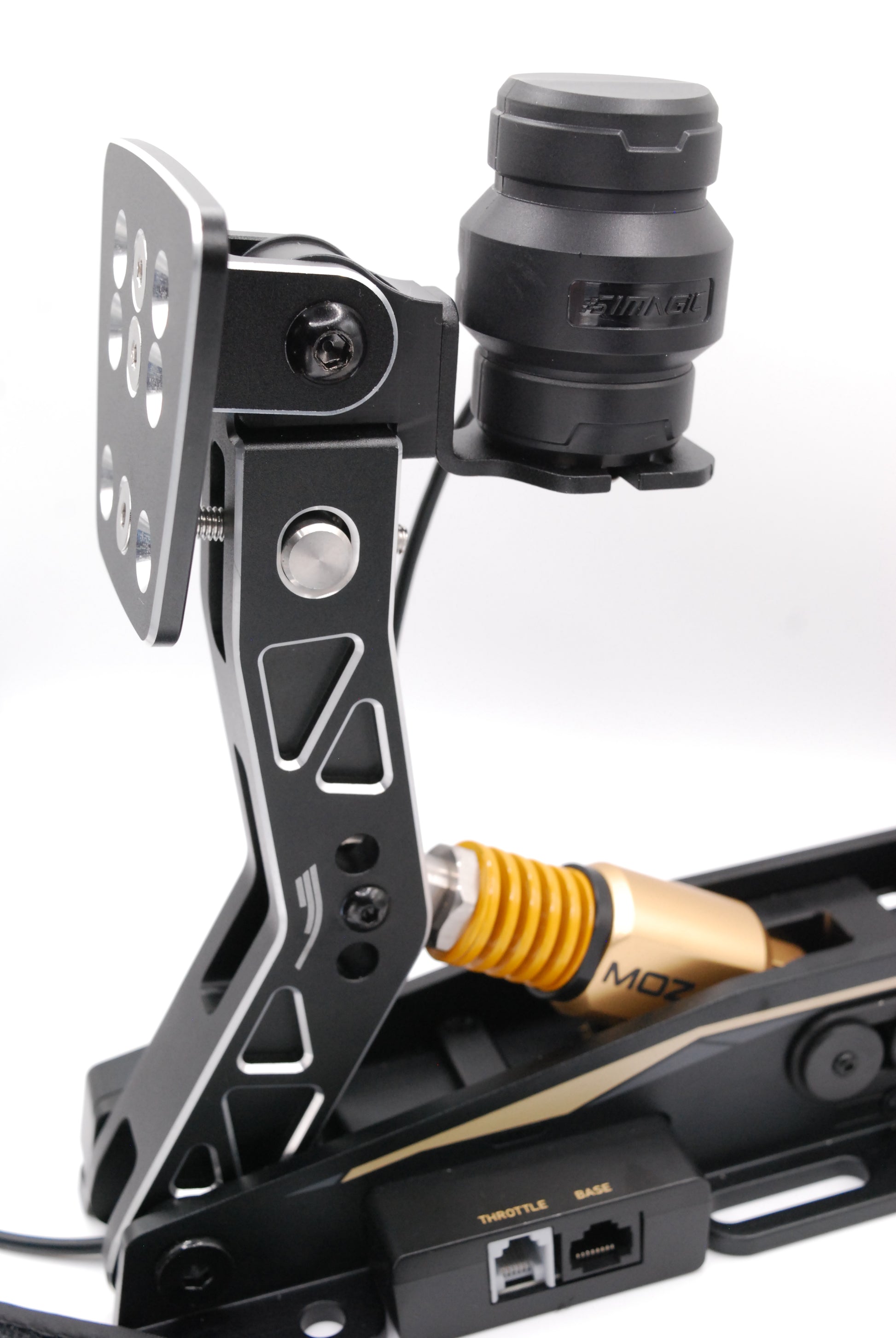 Simagic Rumble Haptic Pedal Reactor Neo P-HPR Mount for Moza CRP Pedal – Sim Race Mods