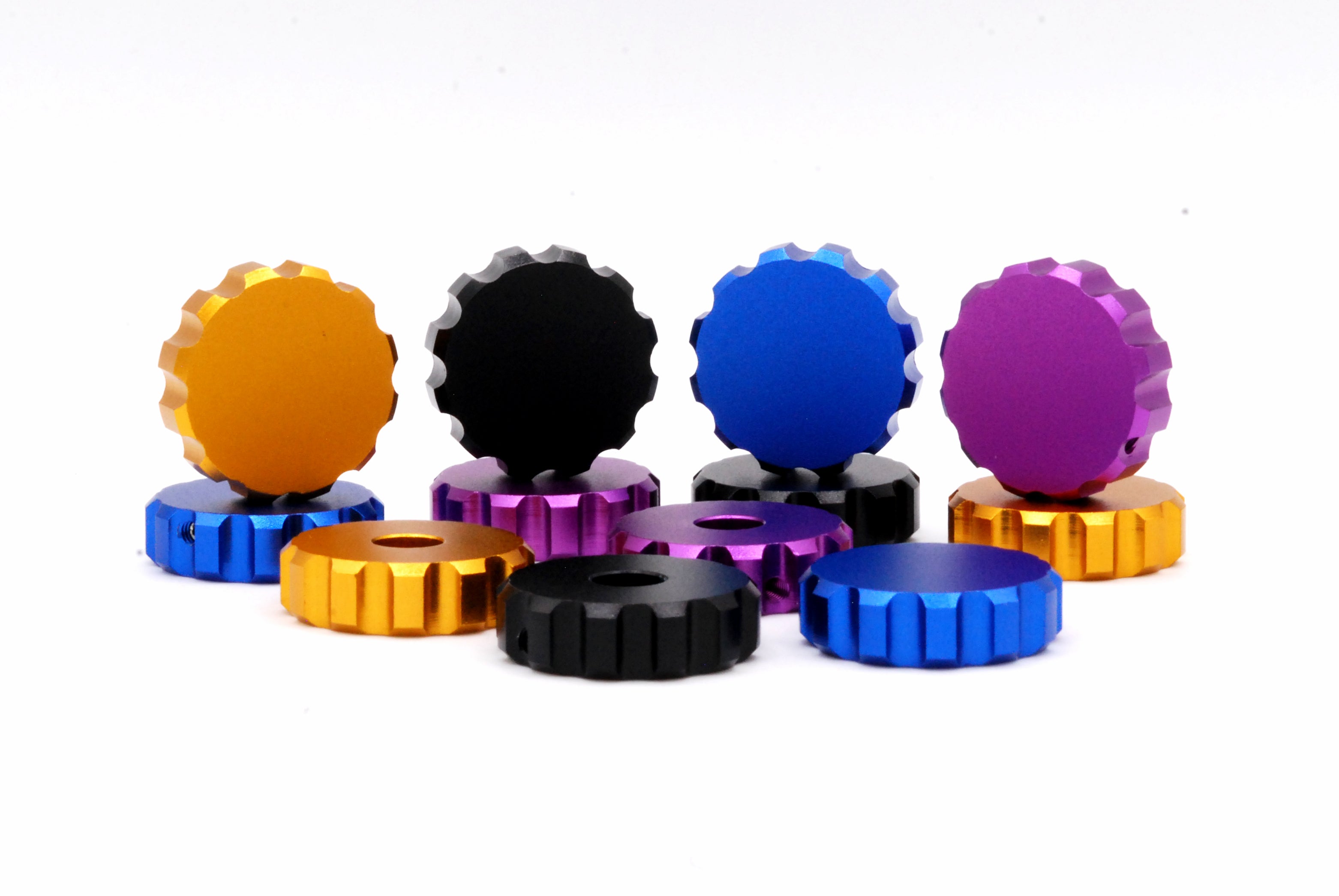 Aluminium Thumb Encoder Knobs CNC Machined Anodised Style ST – SimRaceMods