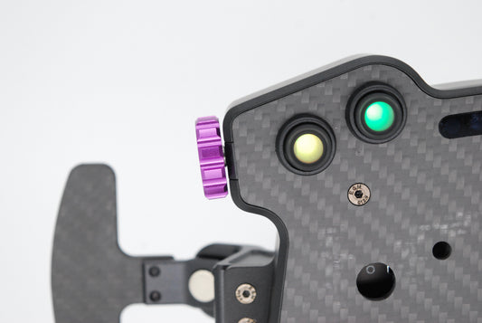 Simagic GT PRO Hub Aluminium Slim Thumb Encoder Knobs CNC Machined Anodised
