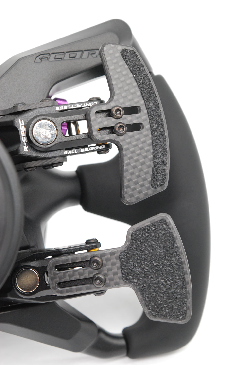 Cube Controls Ergonomic Carbon Fibre Shifter Paddles – Sim Race Mods