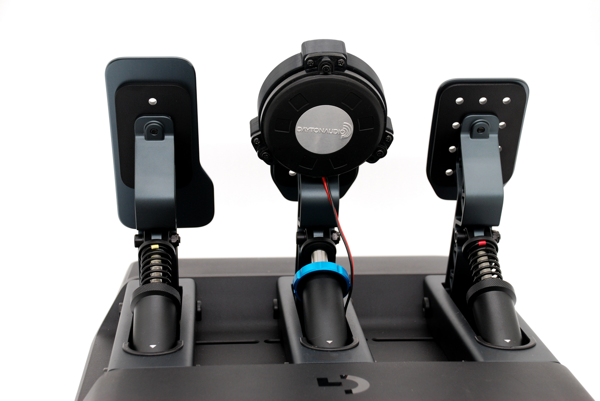 Logitech G Pro Pedals Mount for Dayton TT25 Mini Bass Shaker Haptic