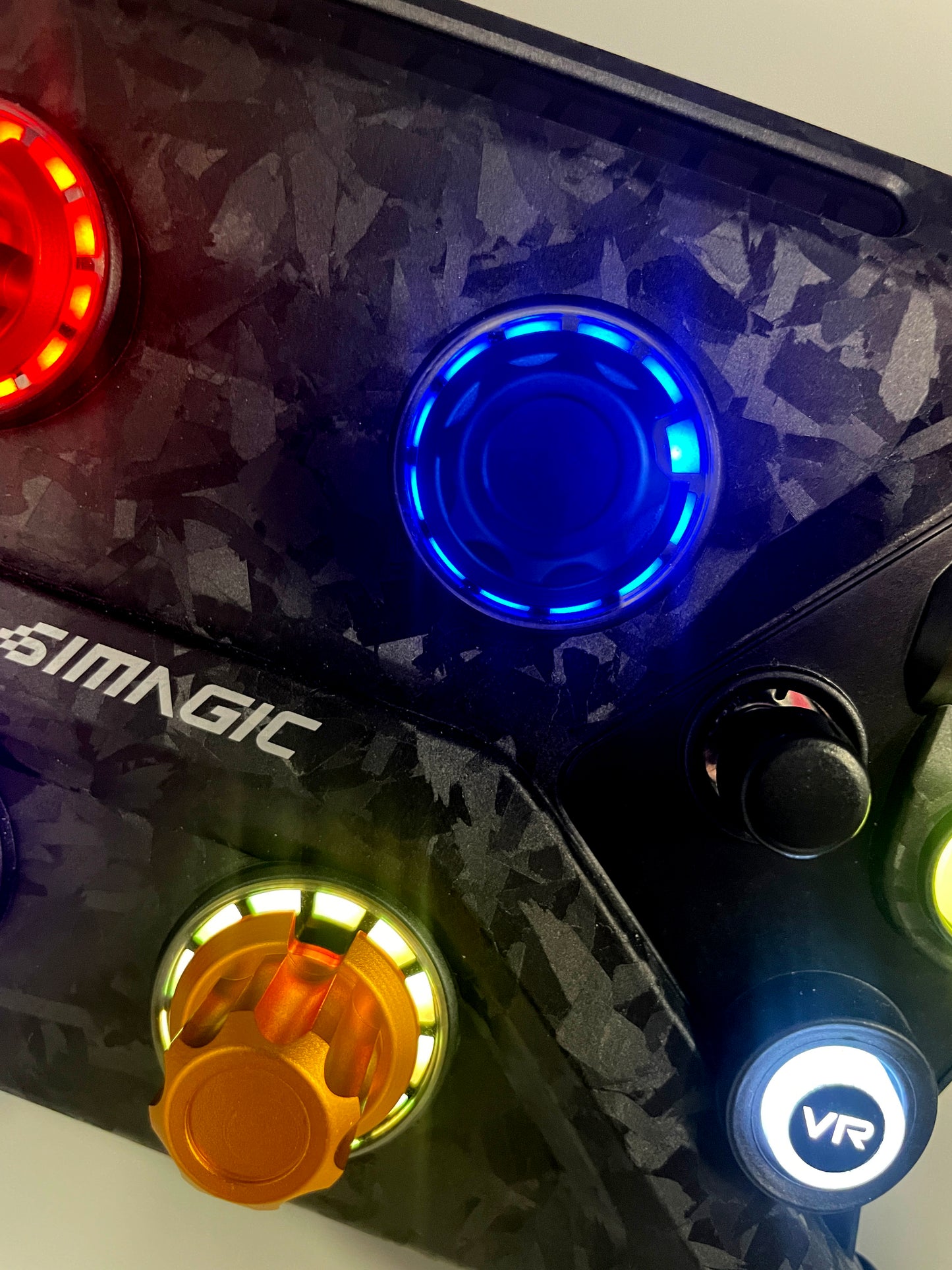 Simagic GT Neo Aluminium Encoder Knobs CNC Machined Anodised