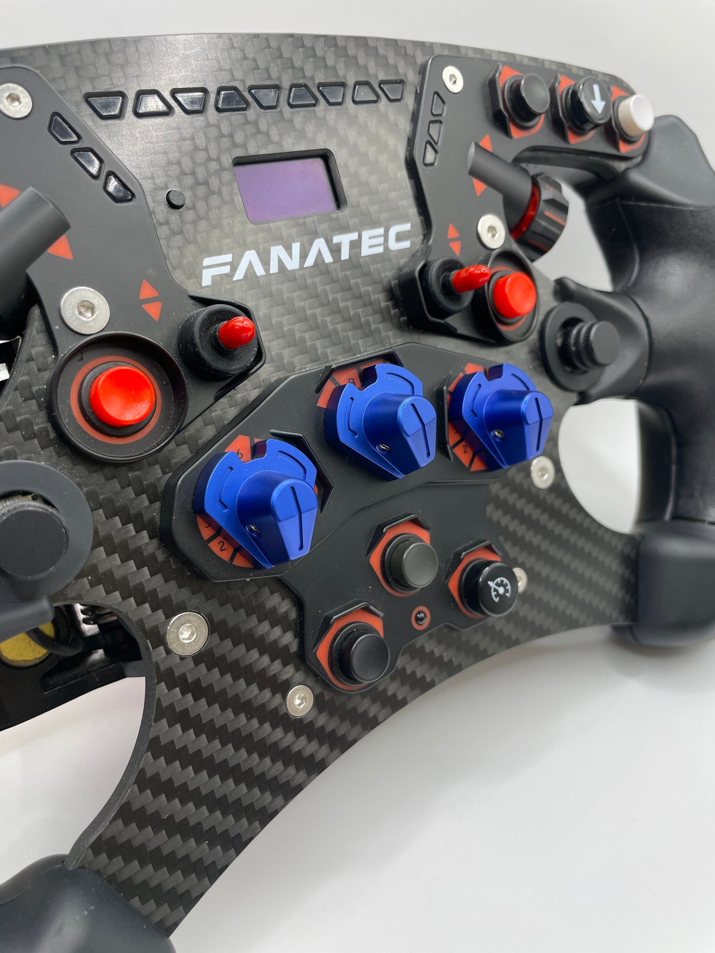 Anodized Aluminium Encoder Knobs for Fanatec Formula Wheel Rims-Grooved Markings