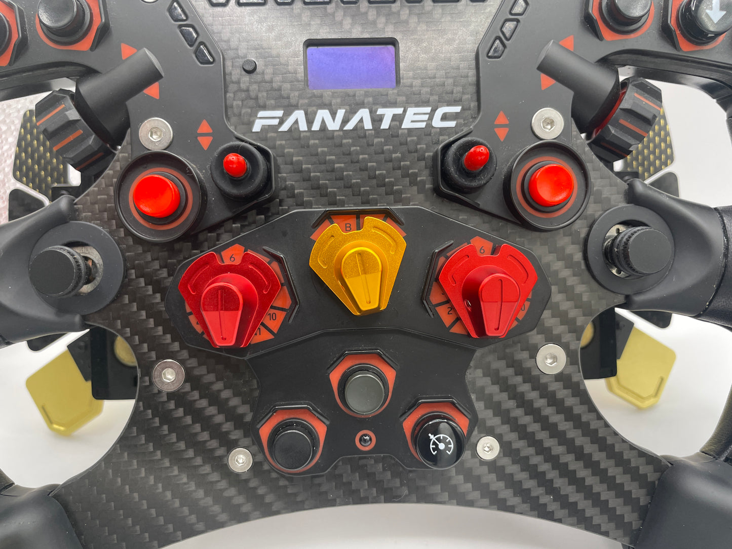 Anodized Aluminium Encoder Knobs for Fanatec Formula Wheel Rims-Grooved Markings