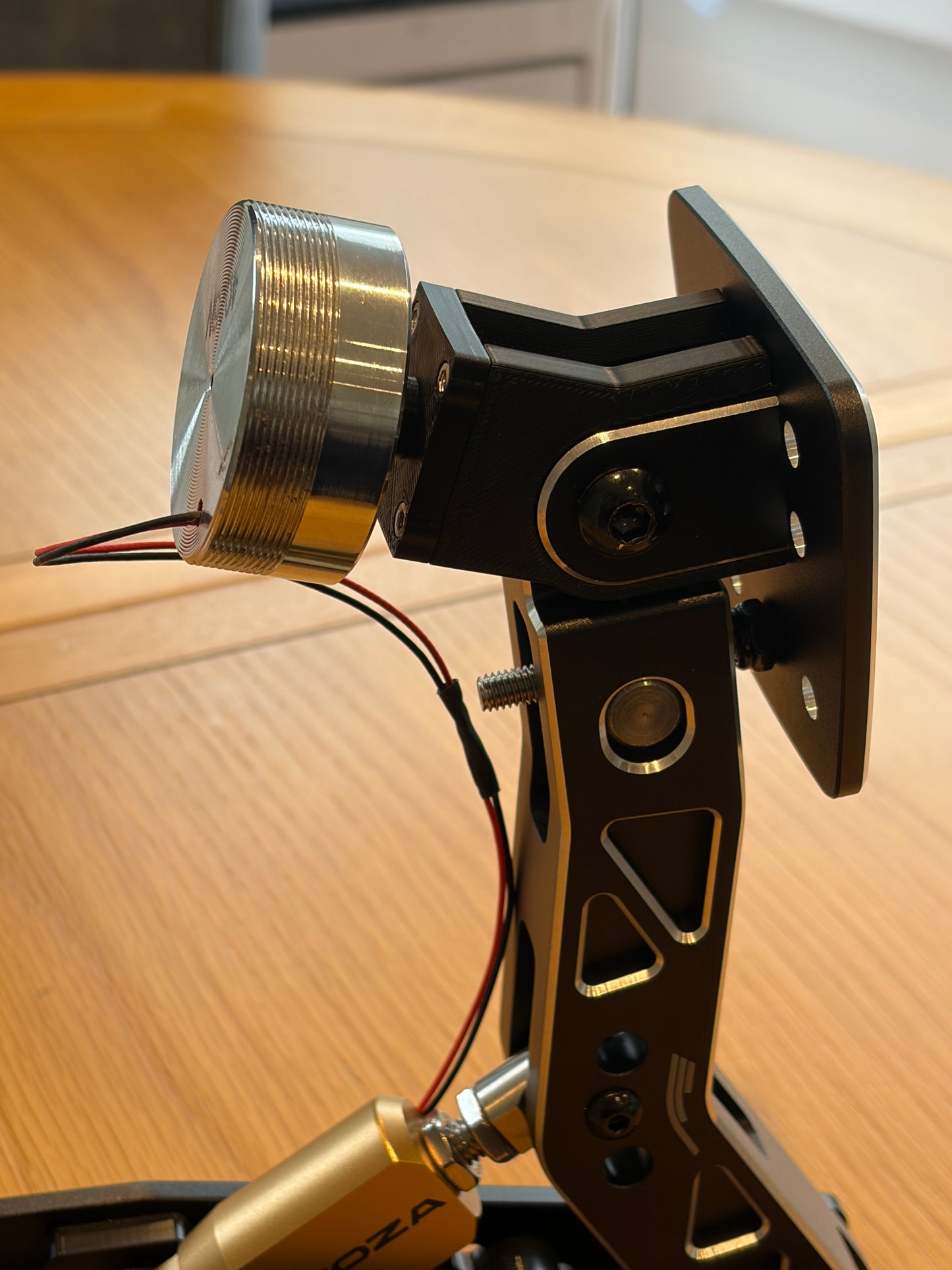 Moza CRP mount for 50mm Transducer Puck Haptic Resonance Speaker