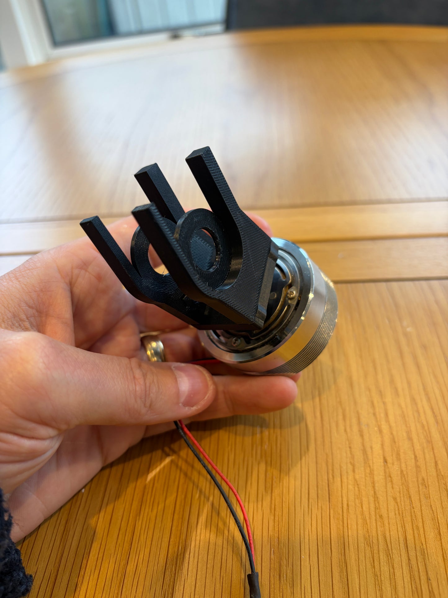 Moza CRP mount for 50mm Transducer Puck Haptic Resonance Speaker