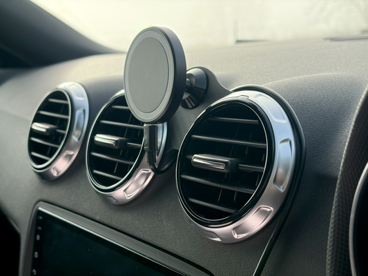 Carbon Fibre MagSafe Phone Charger Mount for Audi TT Mk.2 8J Mk2 TTS TTRS