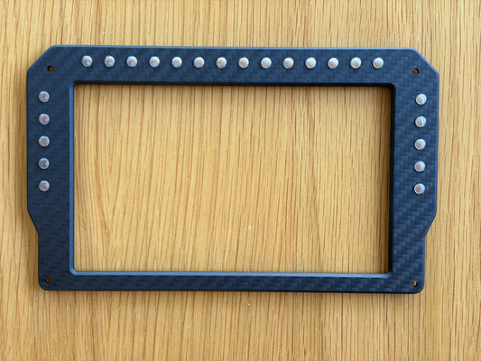 Carbon Front Panel for Vocore 6.8" Screen with LED's DDU