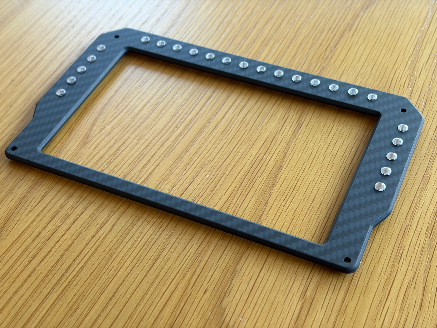 Carbon Front Panel for Vocore 6.8" Screen with LED's DDU