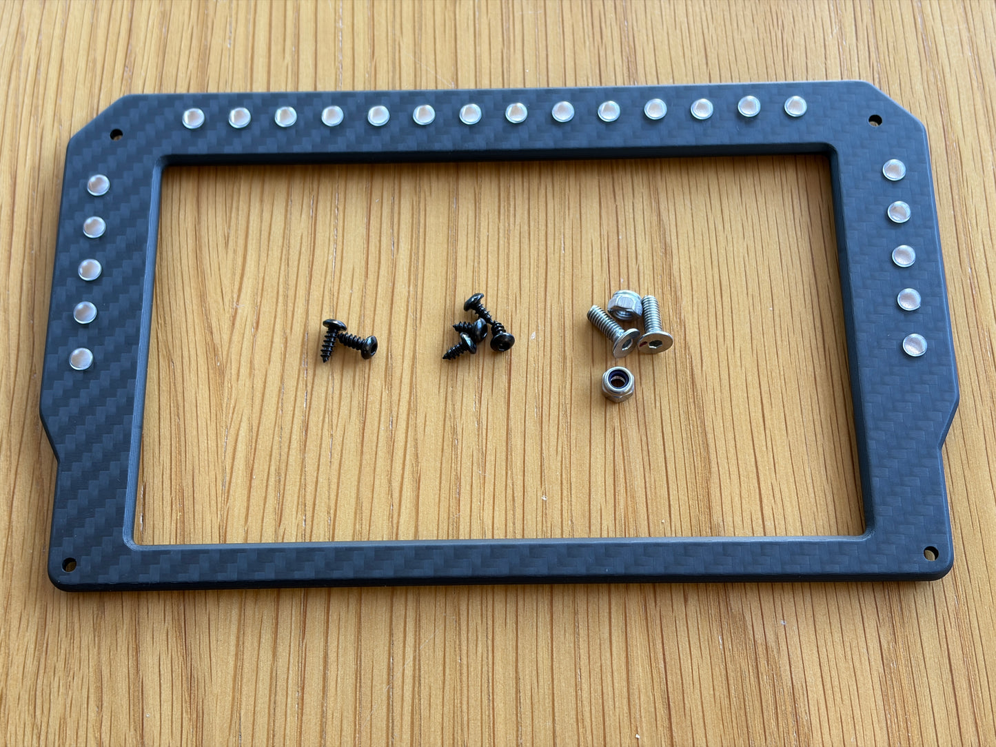 Carbon Front Panel for Vocore 6.8" Screen with LED's DDU