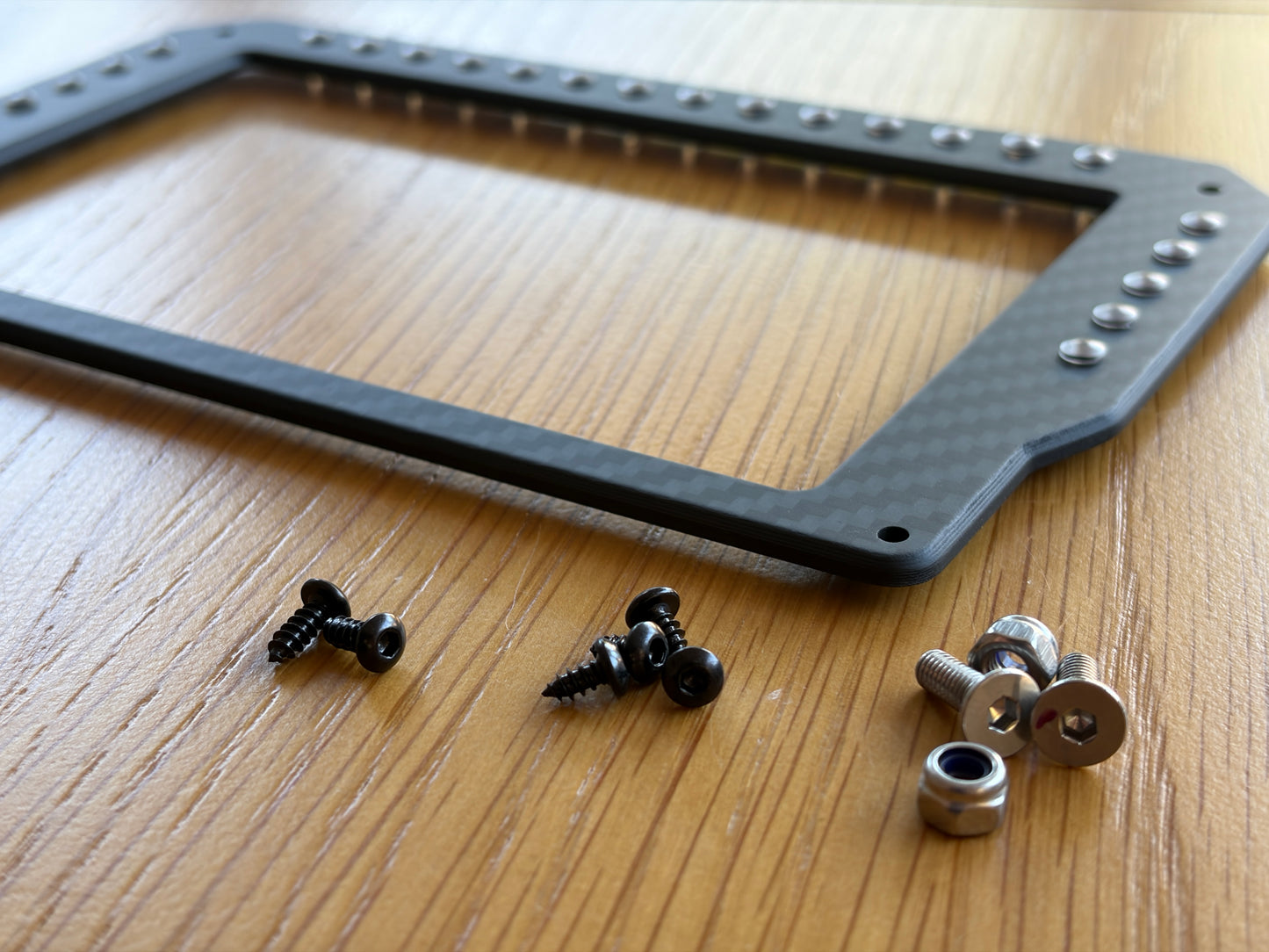 Carbon Front Panel for Vocore 6.8" Screen with LED's DDU