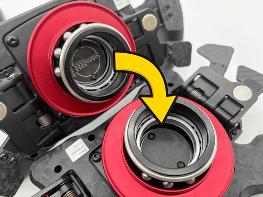 Pin Connector Cover Panel for Moza and Simagic Wheels