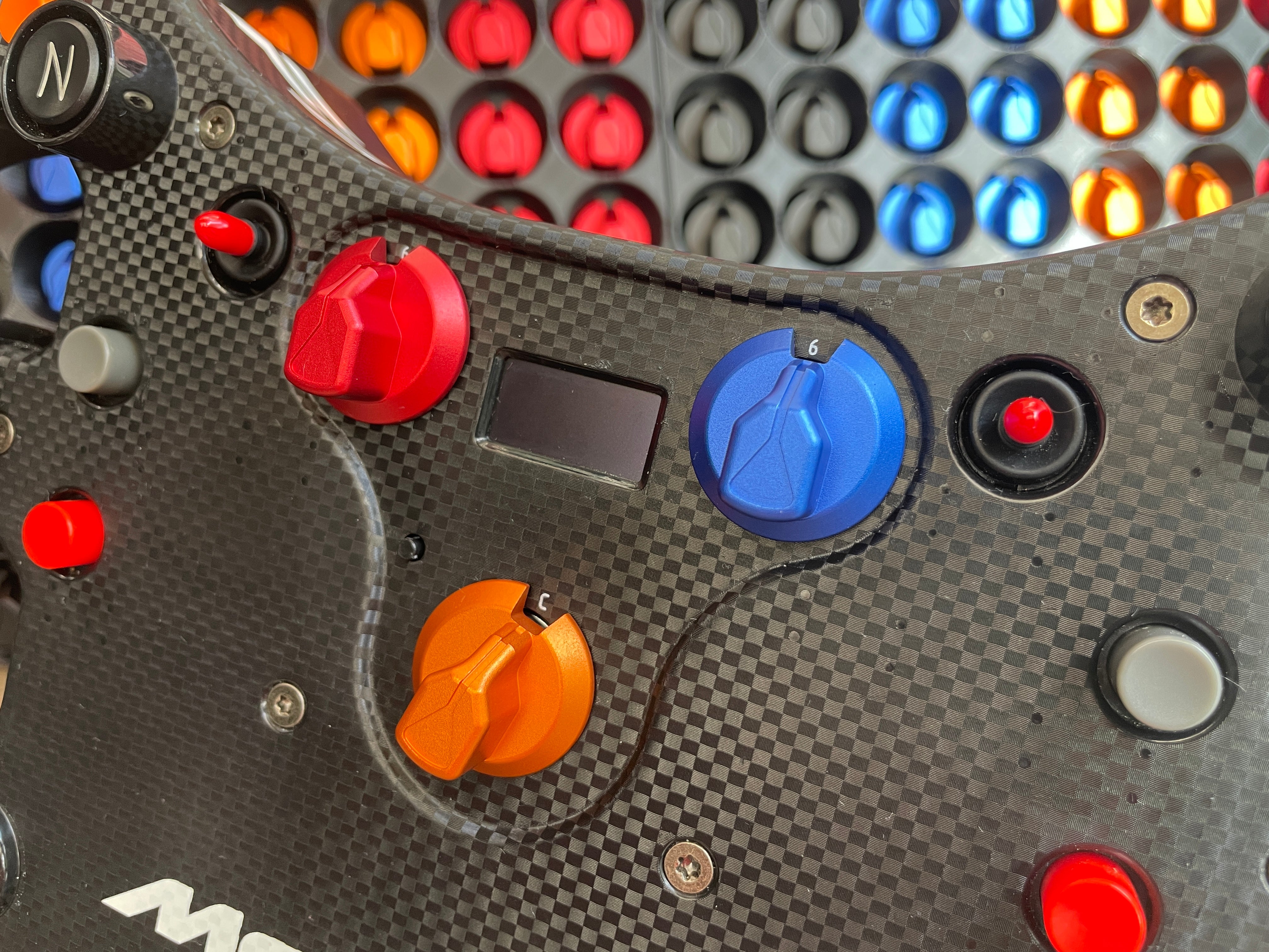 Anodized CNC Aluminium Encoder Knobs for Fanatec Mclaren GT3 Wheel (Al ...