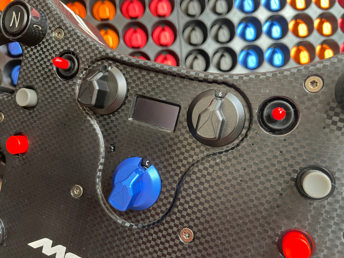 Anodized CNC Aluminium Encoder Knobs for Fanatec Mclaren GT3 Wheel (Also Fits Generic Encoders)