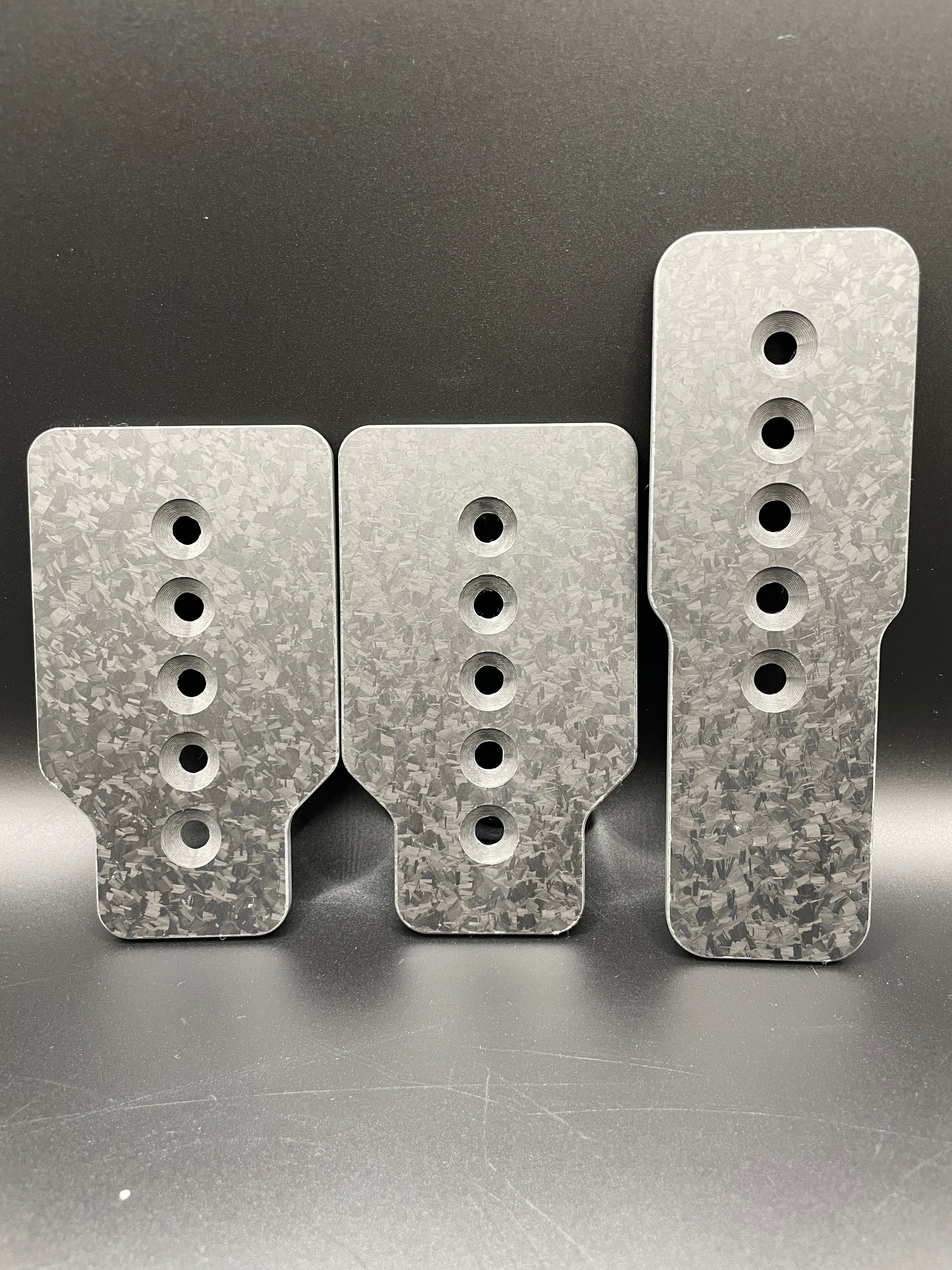 Real Carbon Fibre Pedal Plates for Fanatec Clubsport V3 Pedals – Sim Race Mods