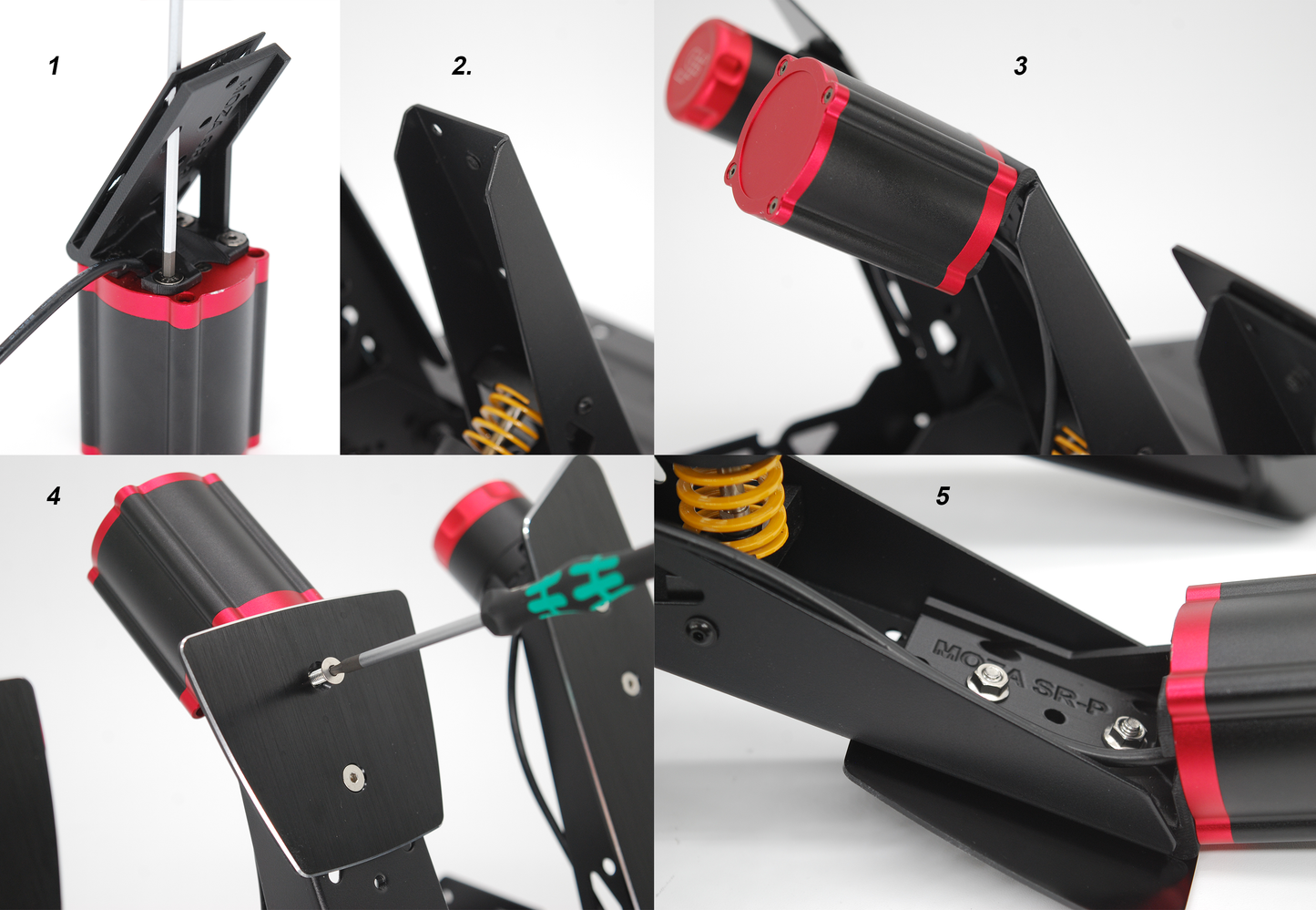 Moza SR-P SRP Haptic Pedal Reactor Mount for Simagic P-HPR and P-HPR GT