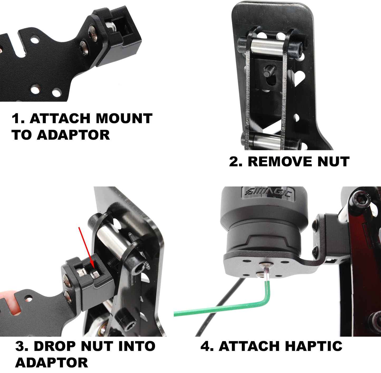 SIMAGIC NEO Haptic Pedal Reactor Mounts For Simsonn Pro Plus Pedals