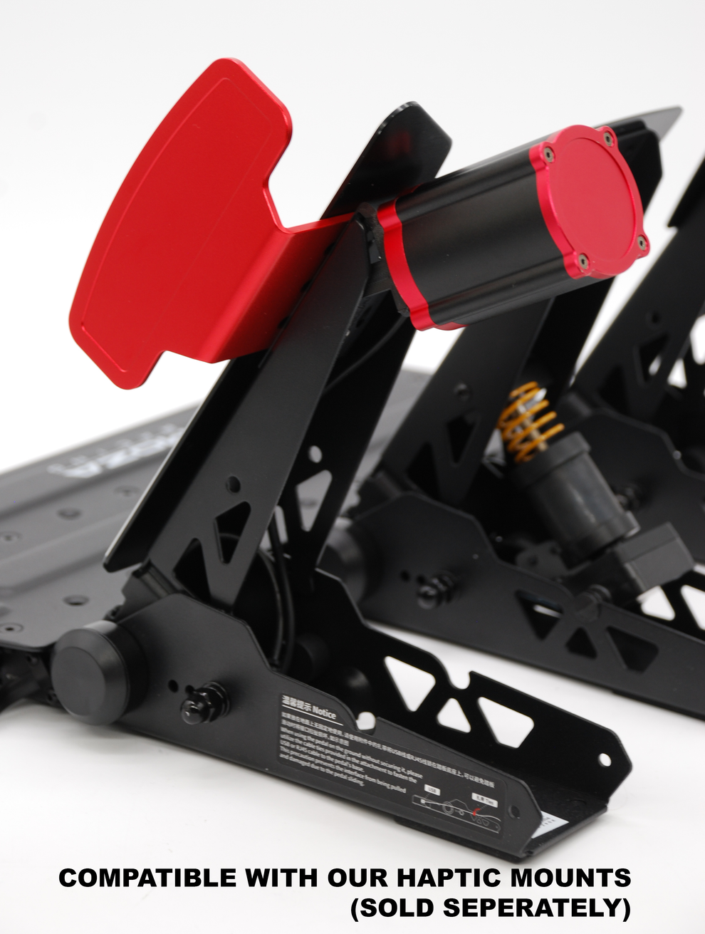 Sim Racing Foot Plate Pedal Side Foot Support Plate for Moza SRP – Sim Race Mods