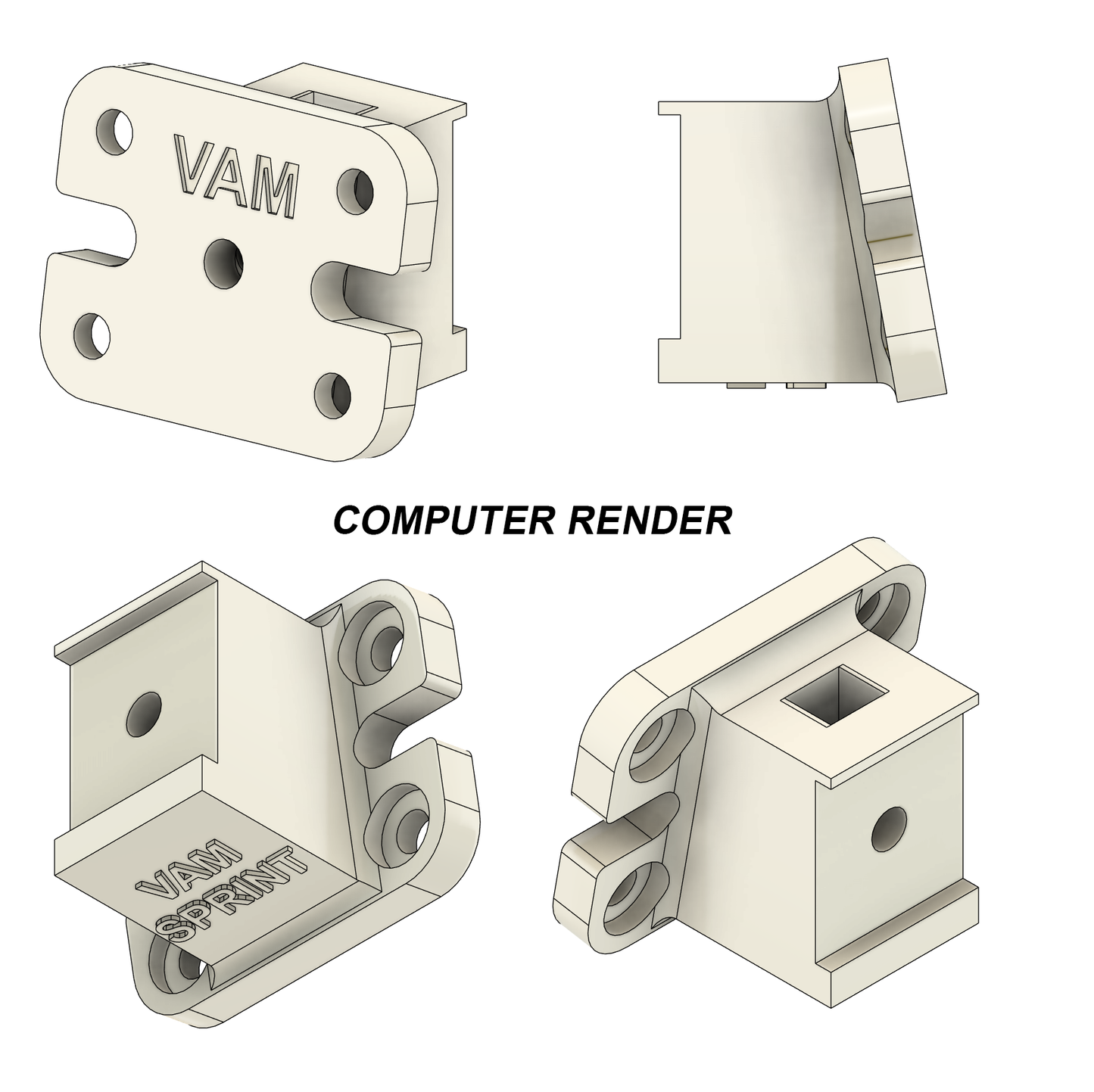 Simsonn VAM Pro Haptic Pedal Reactor Mount For Heusinkveld Sprint Pedals