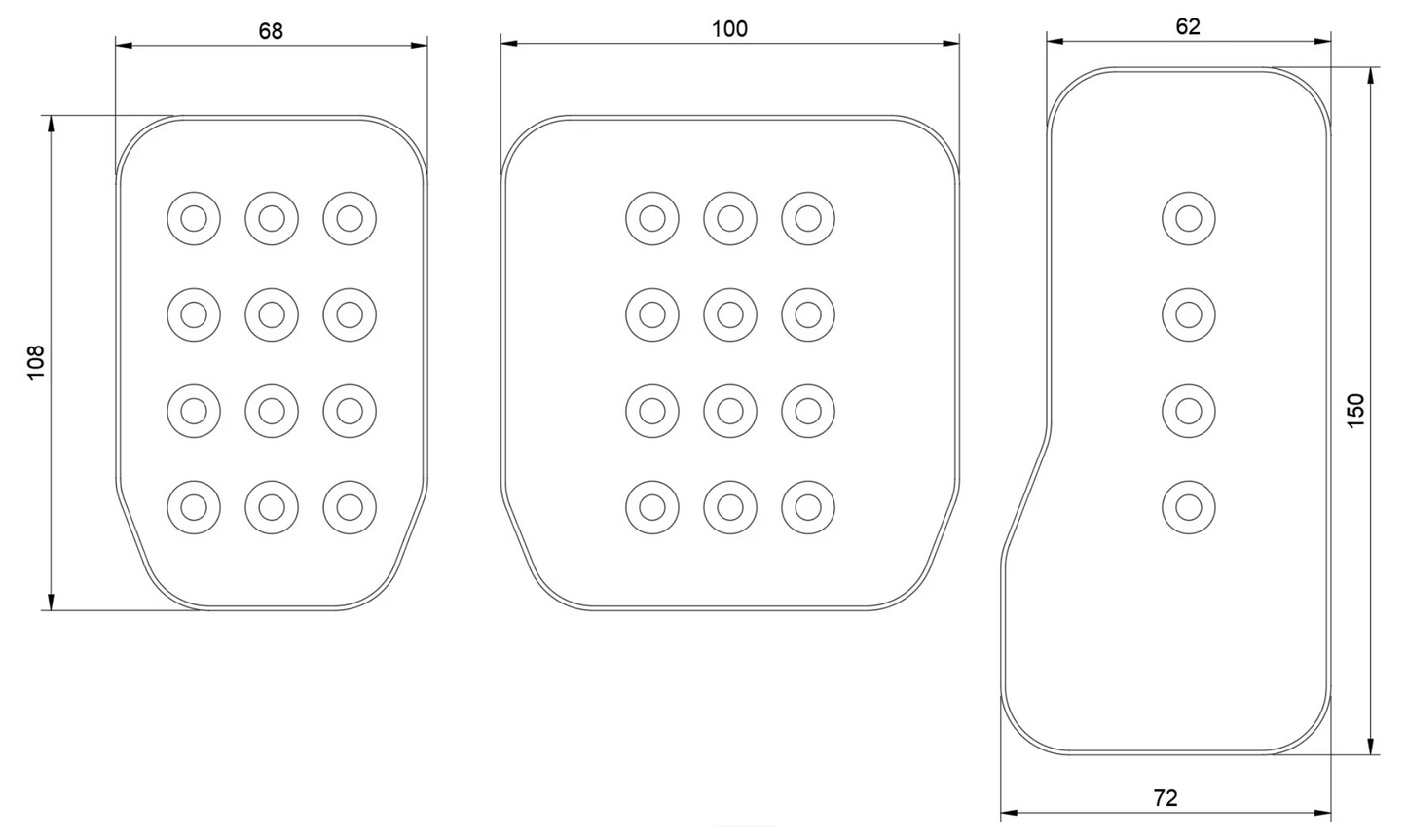 Pro Carbon Pedals - Simnet Racing SP Pro