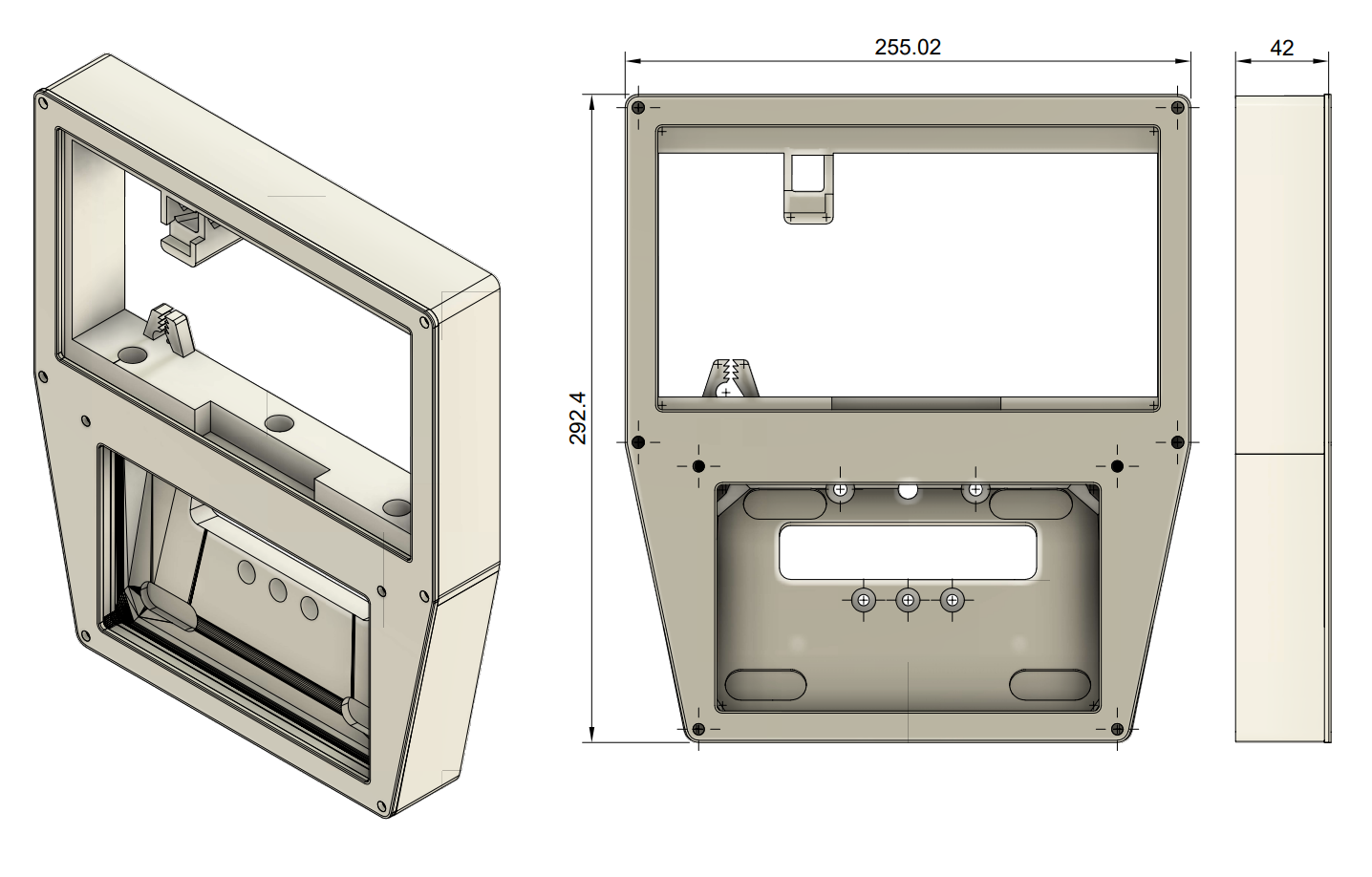 Stream Deck XL and Vocore 10" LCD Display Case for Sim Racing
