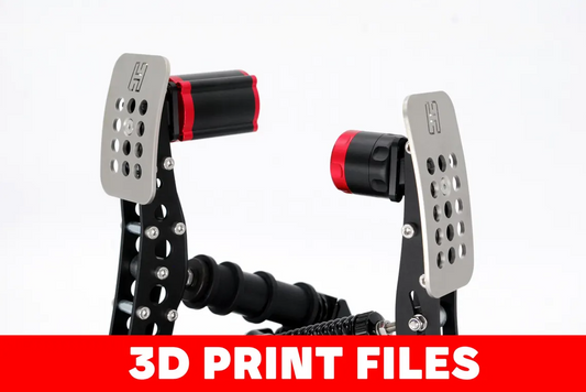 3D Print Files for SIMAGIC P-HPR (and P-HPR GT) Haptic Pedal Reactor Mount For Heusinkveld Ultimate Pedals
