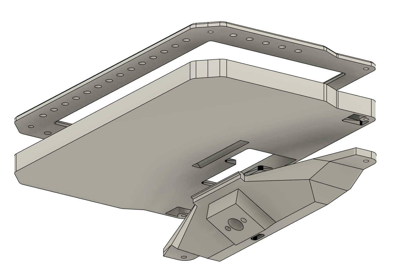 3D-Druckdateien für Vocore 6,8-Zoll-Display mit LEDs DDU