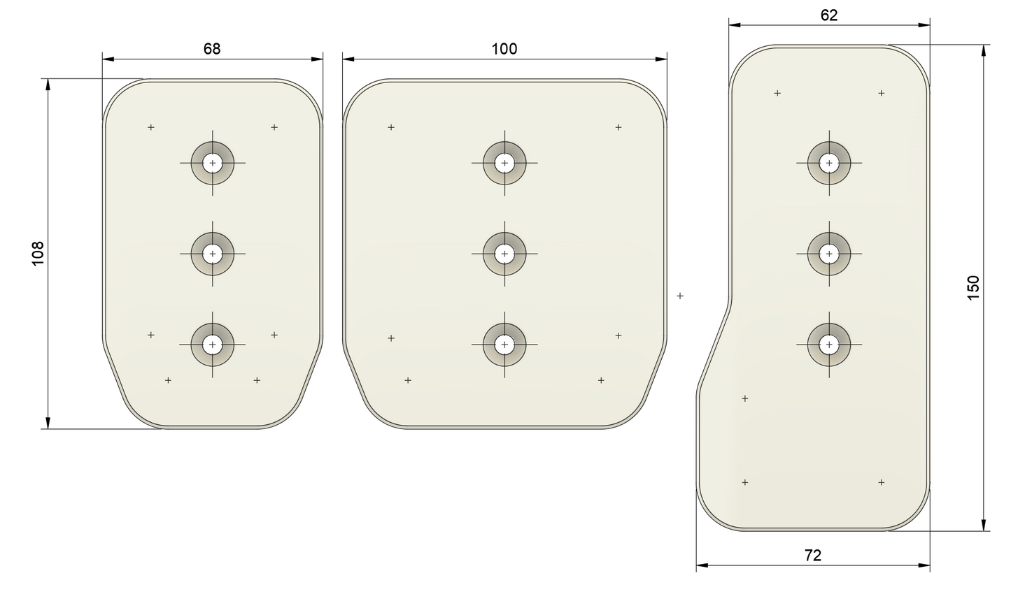 Pro Carbon Pedals for Sim Lab XP1