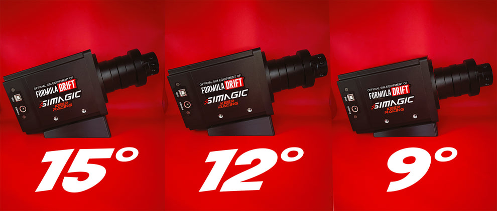 Angled Rig or Desk Mount for Simagic Alpha Mini, Moza R9 and R12 – Sim ...