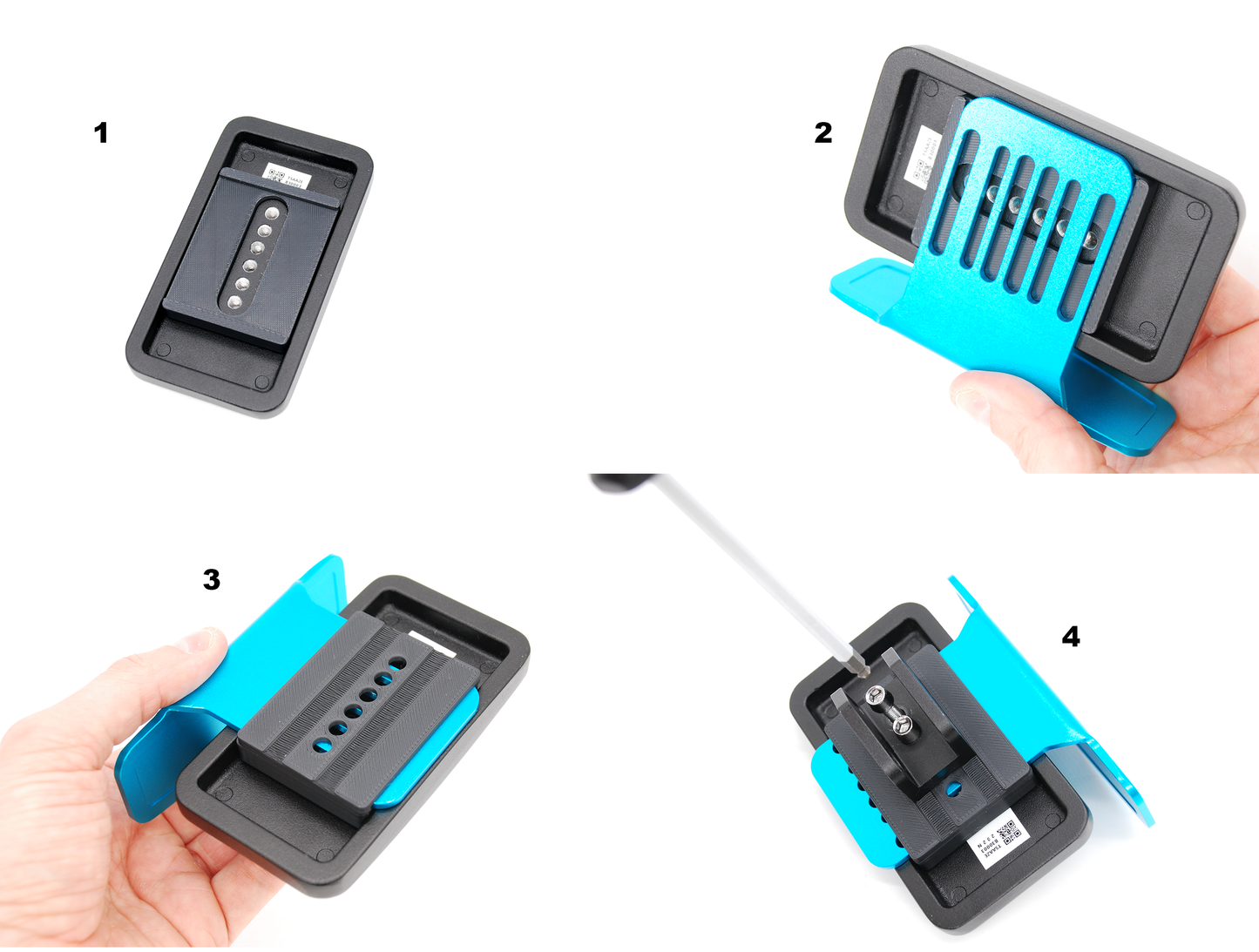 Pedal Side Foot Support Plate for Moza CRP2 Sim Racing Pedals