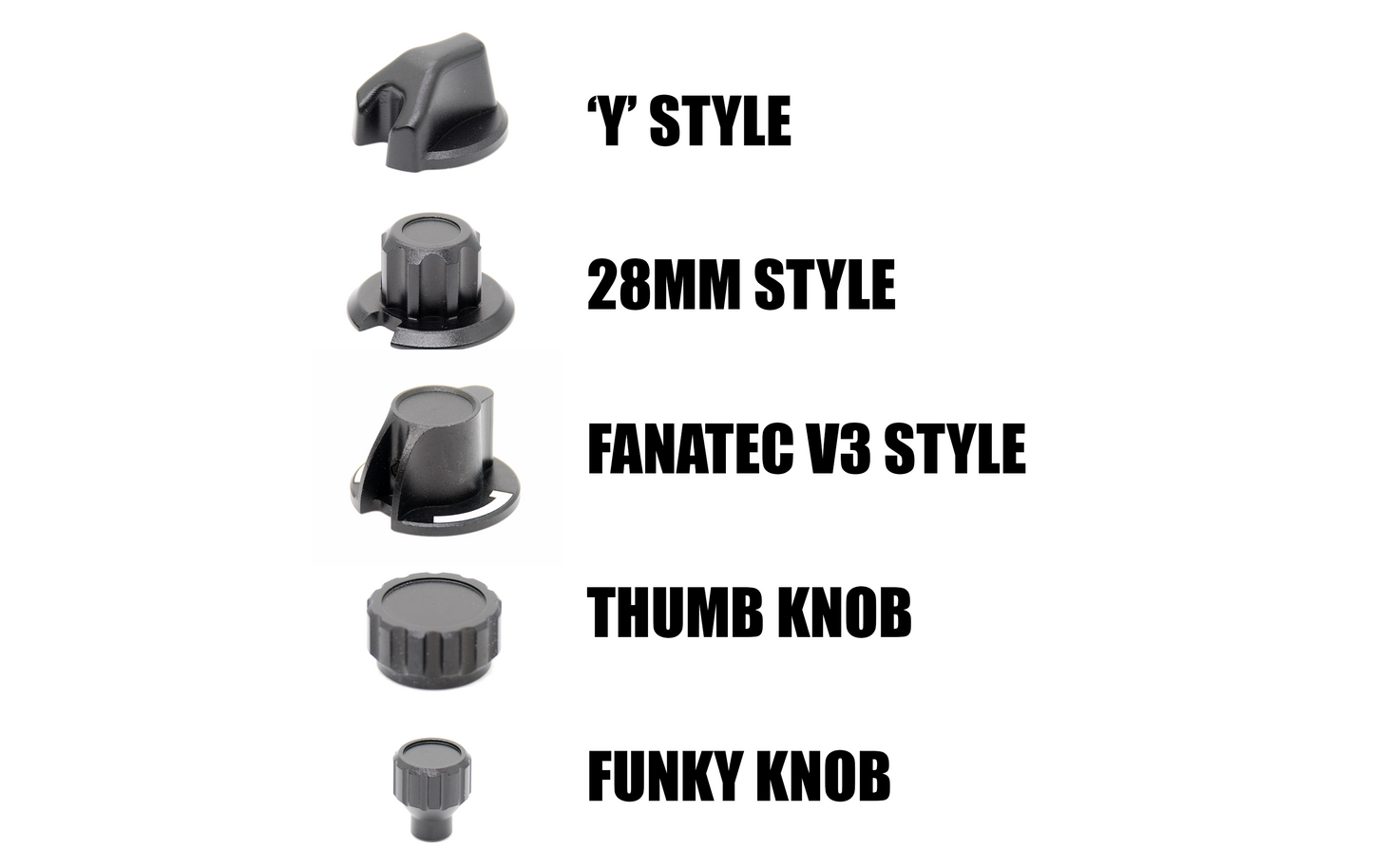 Anodized Aluminium Encoder Knobs for PXN GT ONE GT3 Steering Wheel