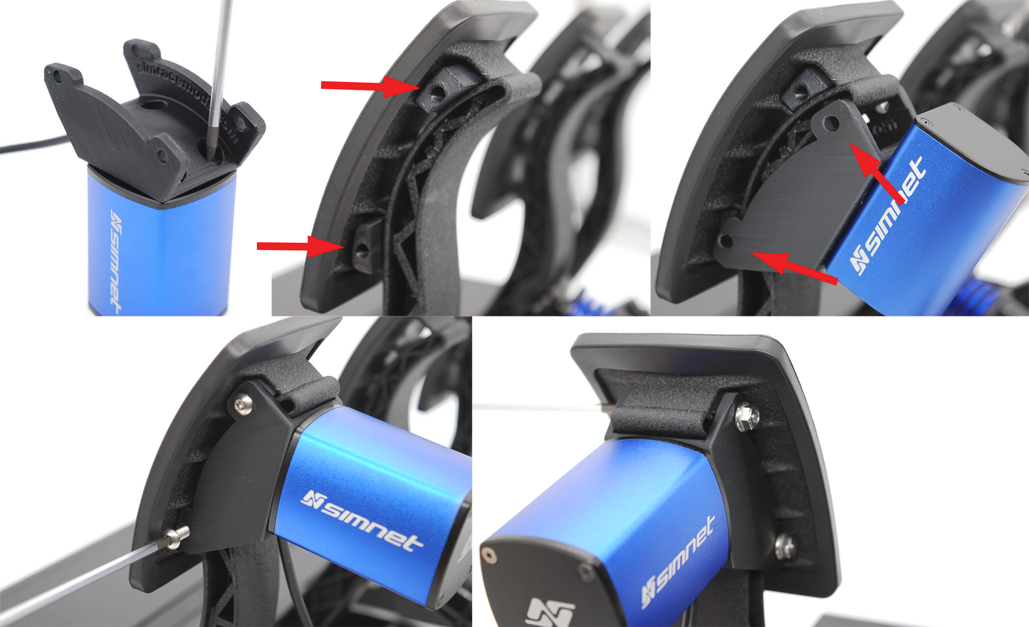 Fanatec CSL Elite Mount for Simnet PTT HPM-L HPM-R Haptic Pedal Reactor