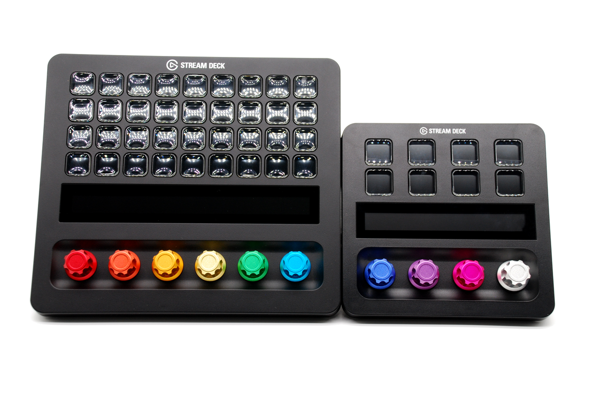 Anodised Knobs for Stream Deck + and Stream Deck + XL - 11 Colours Available