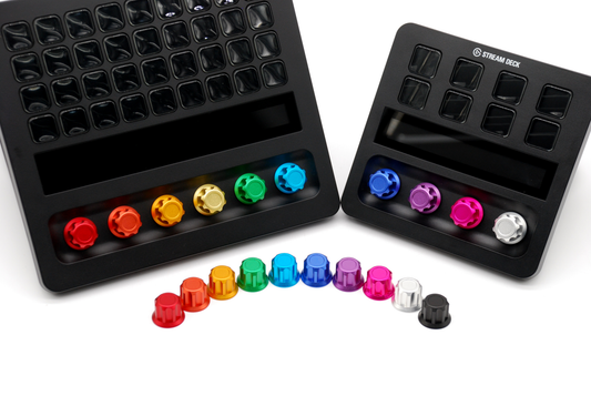 Anodised Knobs for Stream Deck + and Stream Deck + XL - 11 Colours Available