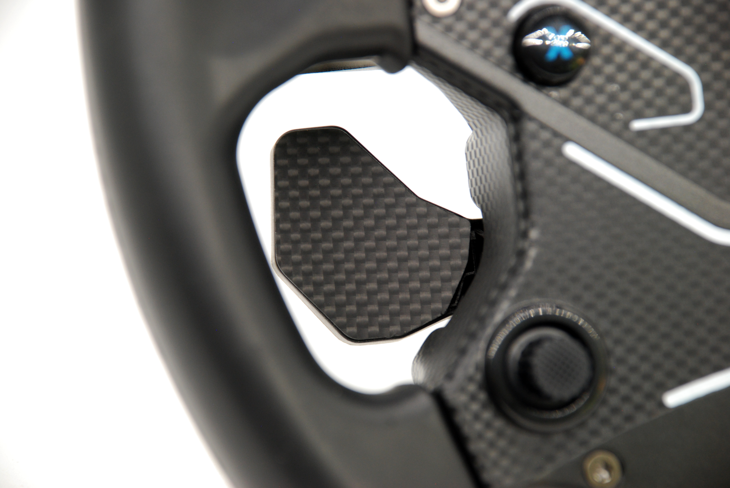 Real Carbon Fanatec Mclaren GT3 CSL Elite Steering Wheel Clutch Paddle Covers