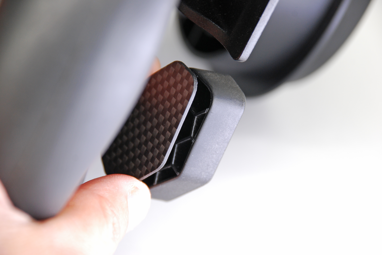 Caches palettes d'embrayage en Carbone véritable pour volant Fanatec Mclaren GT3 CSL Elite x2