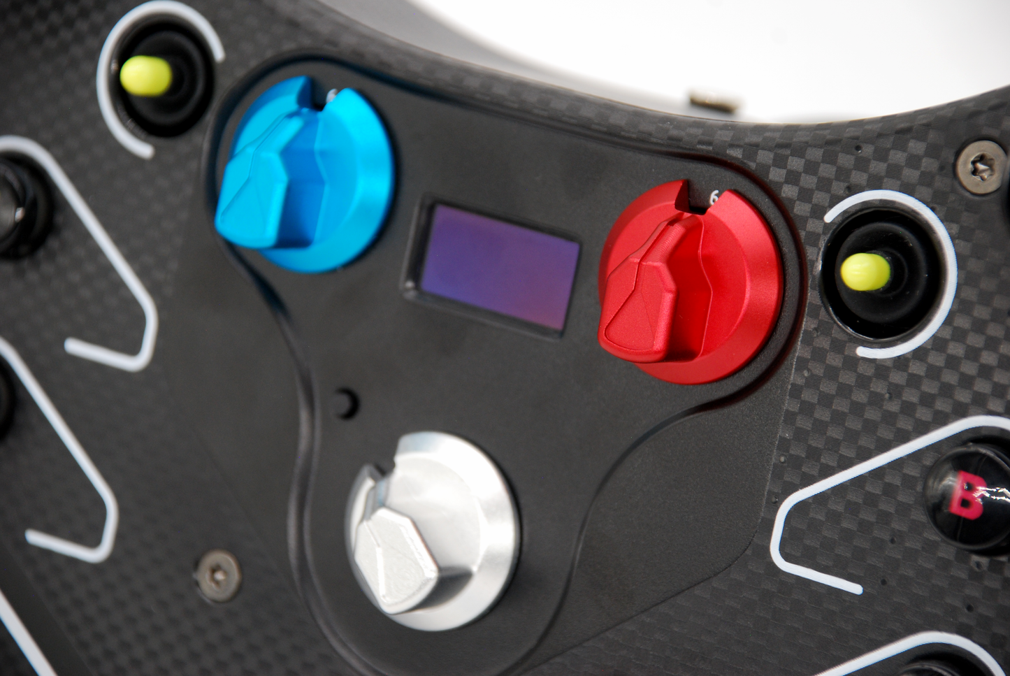 Anodized CNC Aluminium Encoder Knobs for Fanatec CSL Steering Wheel GT3