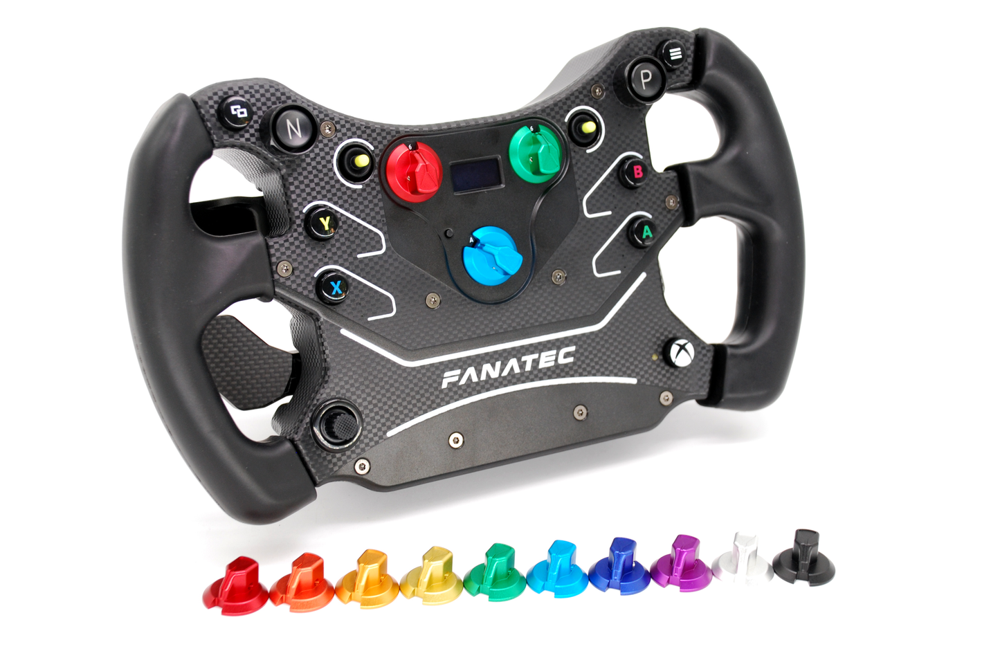 Anodized CNC Aluminium Encoder Knobs for Fanatec CSL Steering Wheel GT3
