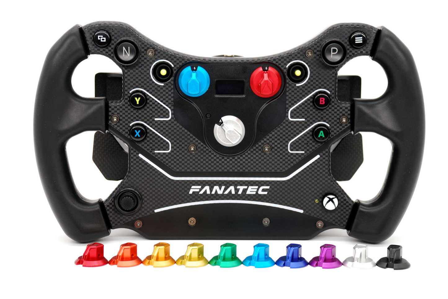 Anodized CNC Aluminium Encoder Knobs for Fanatec CSL Steering Wheel GT3