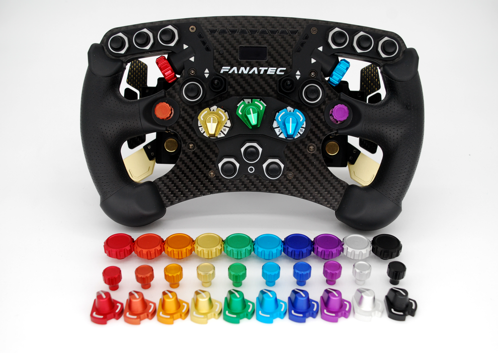 Anodized Aluminium Encoder Knobs for Fanatec Formula Wheel Rims – Sim ...
