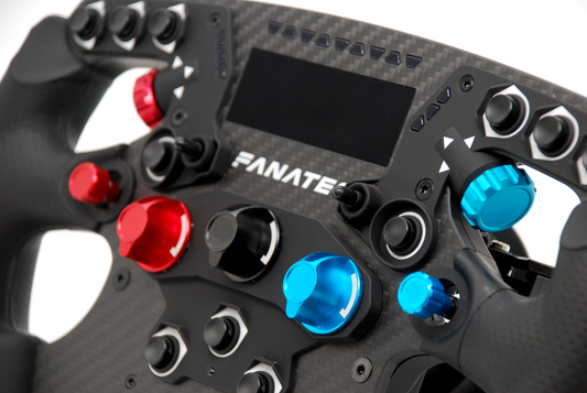 Anodized Aluminium Encoder Knobs for Fanatec Formula v3 Wheel