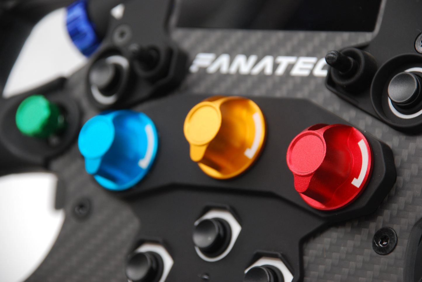 Manopole Encoder in Alluminio Anodizzato per Volanti Formula Fanatec