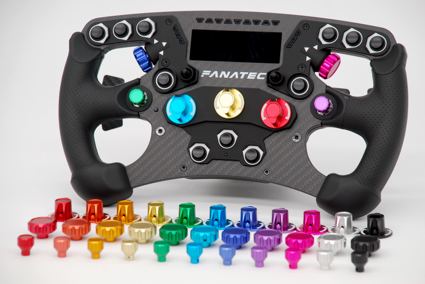 Manopole Encoder in Alluminio Anodizzato per Volanti Formula Fanatec