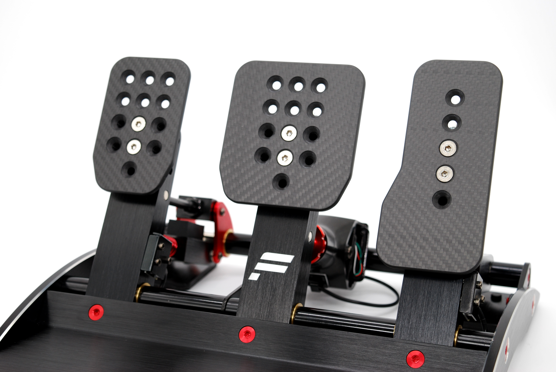 Pro Carbon Pedals - Fanatec Clubsport v3 Carbon Fibre Pedal Faces Pro Carbon Pedals - Fanatec Clubsport v3 Carbon Fibre Pedal Faces